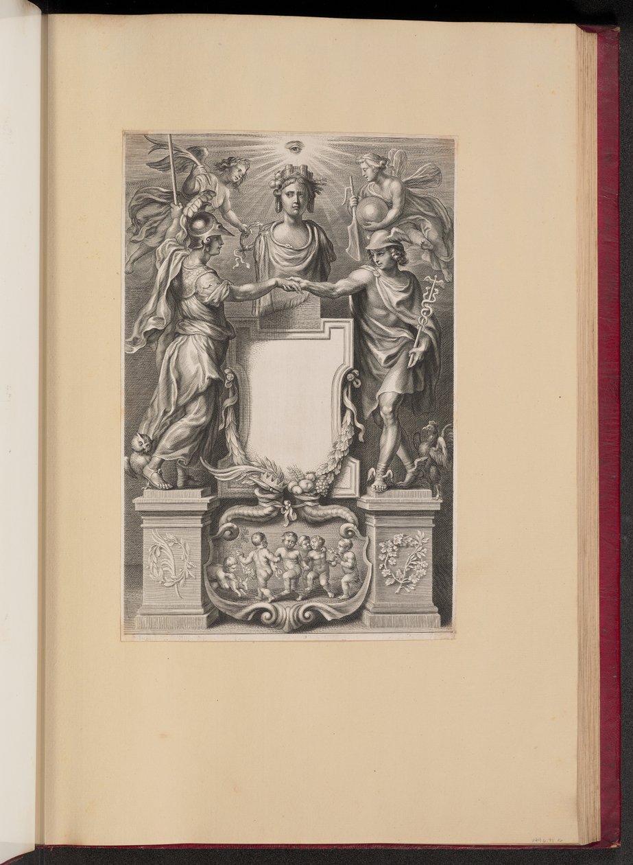 Title Page for Frederik de Marselaer, Legatvs by Cornelis Galle II after Sir Peter Paul Rubens