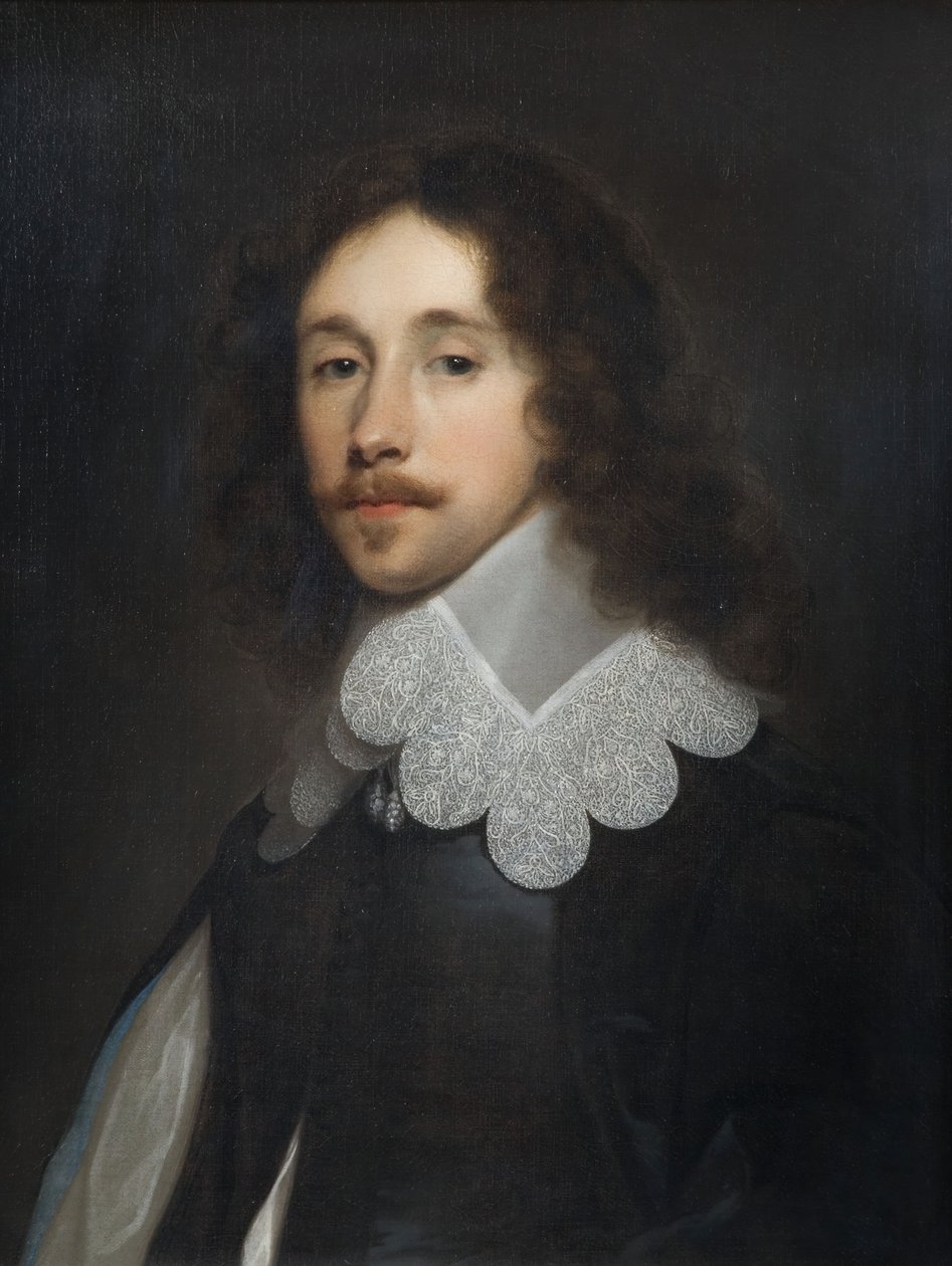 Portrait Of Lucius 2nd Viscount Falkland by Cornelis Janssens van Ceulen