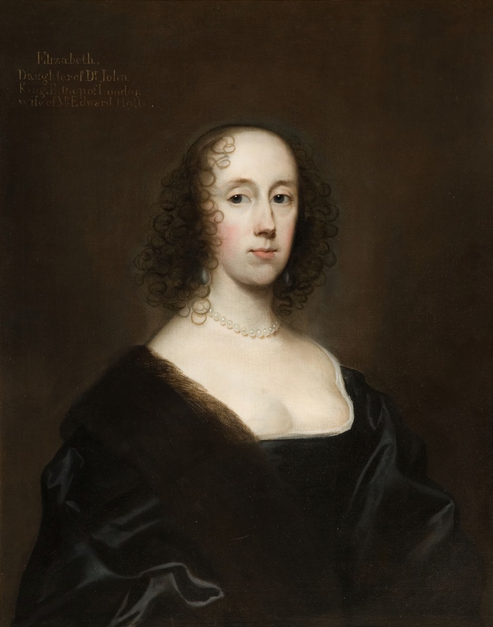 Portrait of Elizabeth Holte by Cornelis Janssens van Ceulen