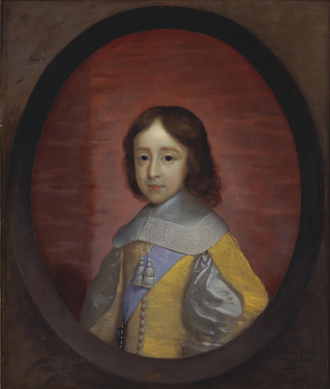 William III, Prince of Orange 1650-1702, as a child by Cornelis Janssens van Ceulen