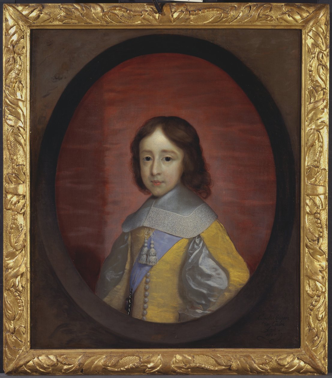 William III, Prince of Orange, as a Child by Cornelis Janssens van Ceulen