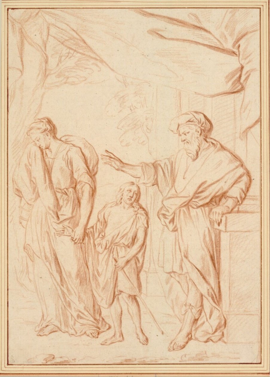 The Casting Out of Hagar by Cornelis Joseph d