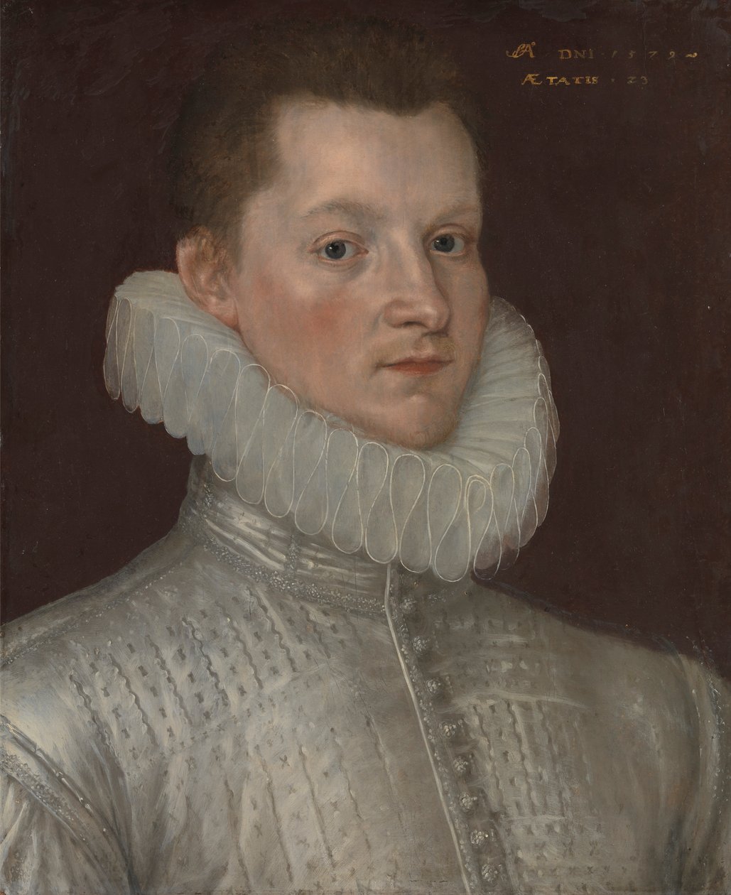 Sir John Smythe of Westenhanger, Kent (1557–1608) by Cornelis Ketel