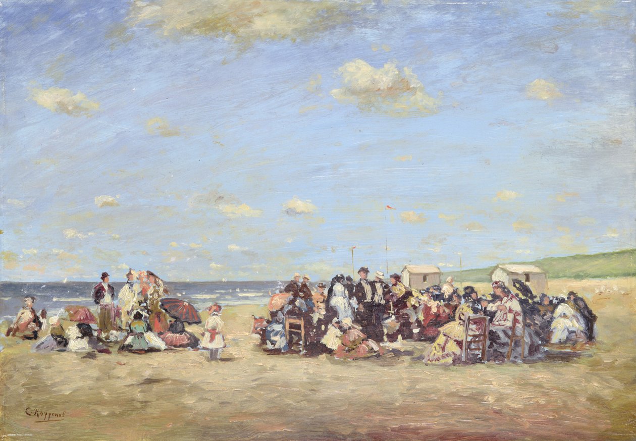 On the Beach by Cornelis Koppenol