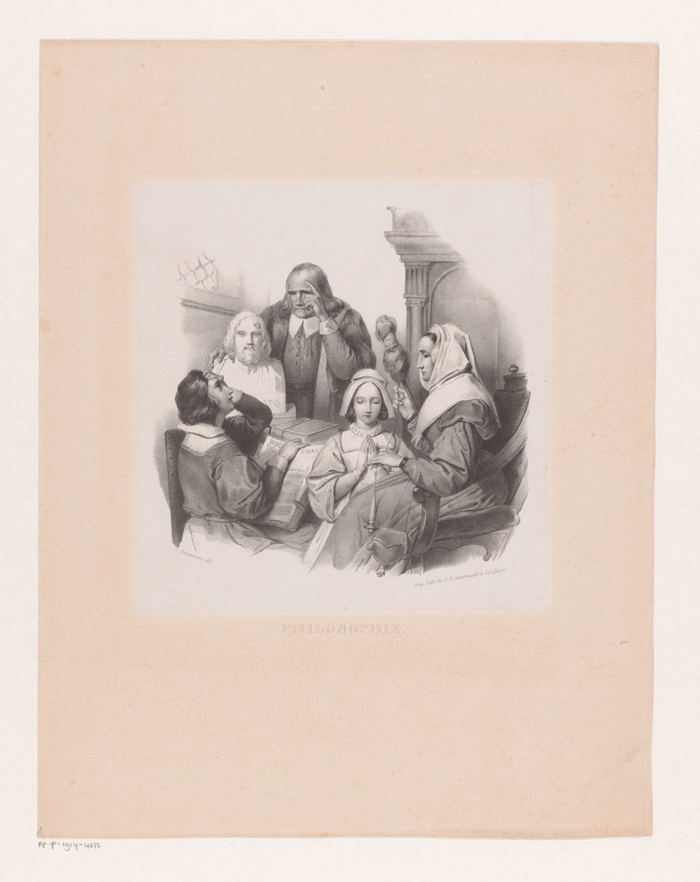 Philosophizing Company (Philosophy) by Cornelis Kruseman