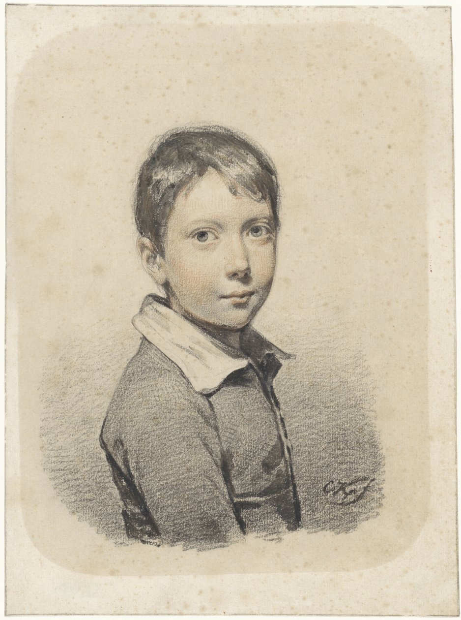 Portrait of Gerardus Arnoldus Nicolaus Allebé as a Young Man by Cornelis Kruseman