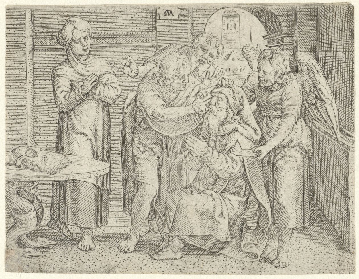 Healing of Tobit (History of Tobias) by Cornelis Massijs