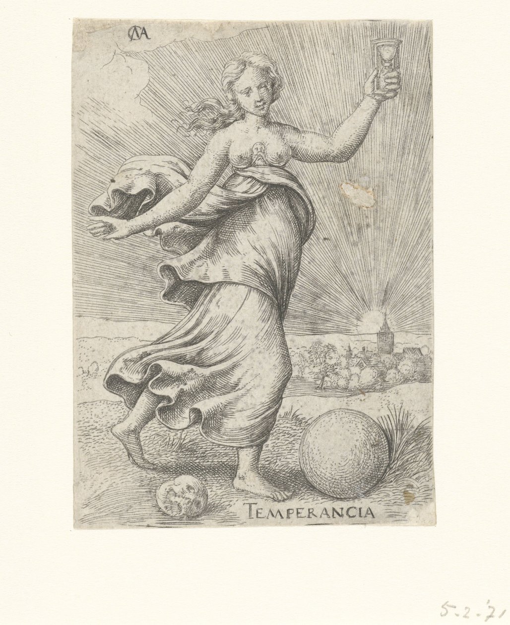 Moderation (Temperancia, The Virtues) by Cornelis Massijs
