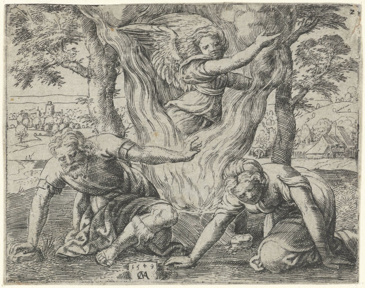 Offering of Manoah by Cornelis Massijs