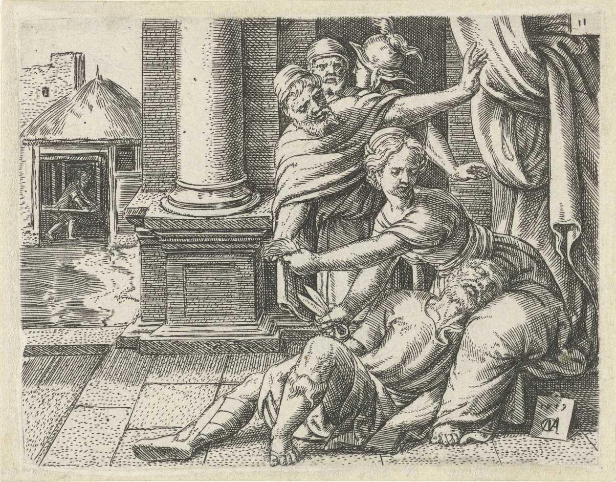 Samson and Delilah History of Samson (series title) by Cornelis Massijs