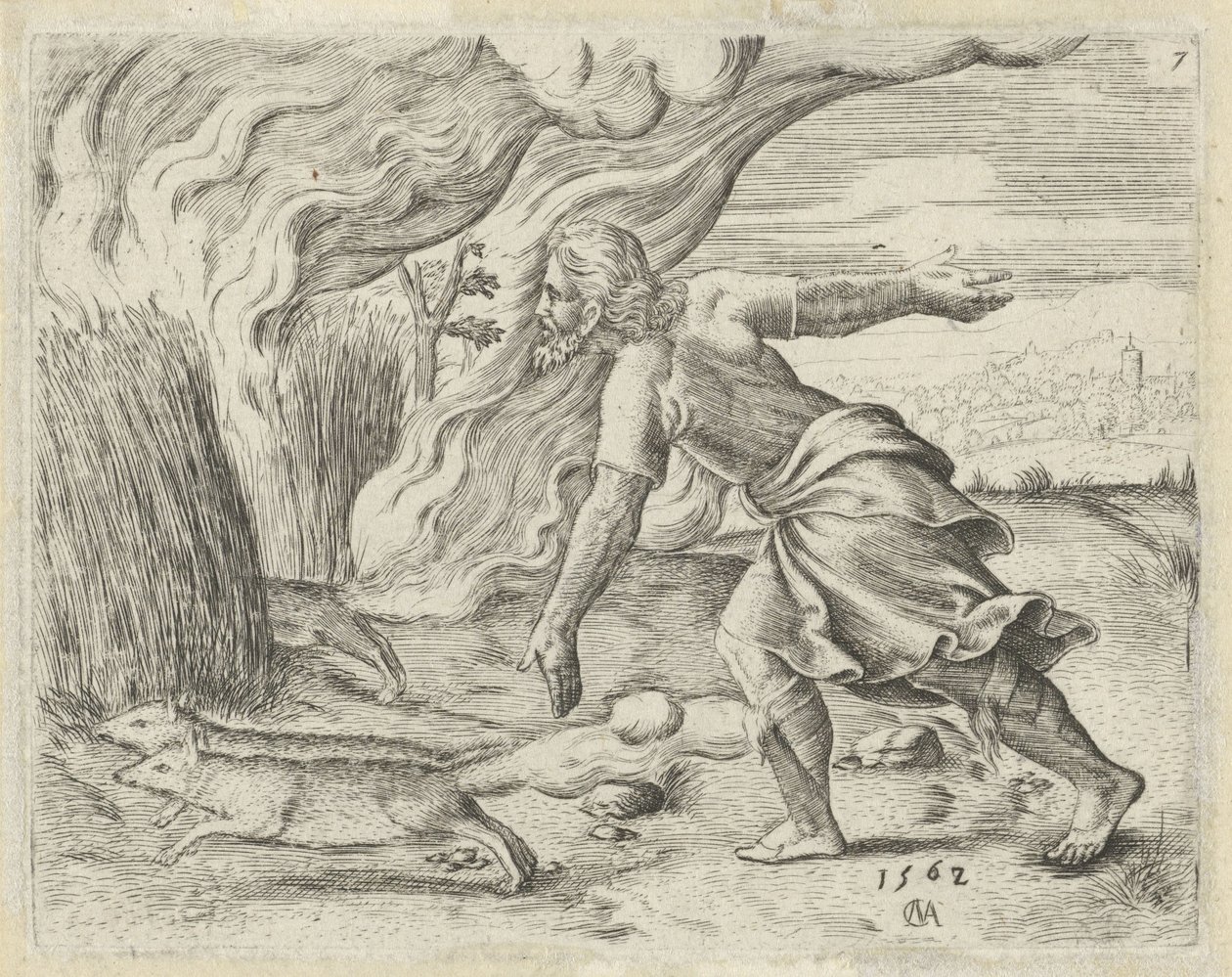 Samson Sets the Philistines