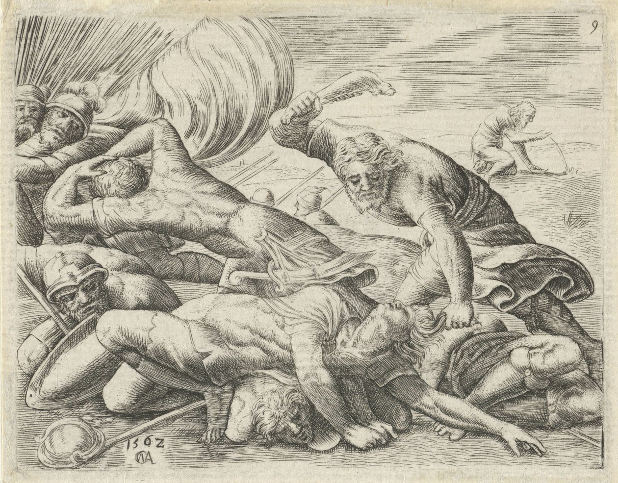 Samson Defeats the Philistines with a Donkey