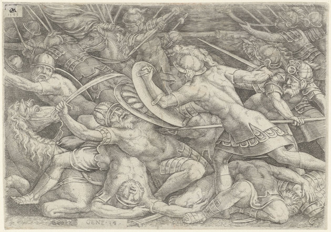 Battle of Abraham Against Kedorlaomer by Cornelis Massijs