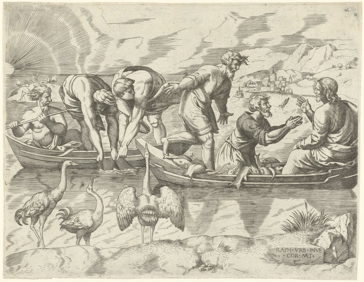 Miraculous Catch of Fish by Cornelis Massijs