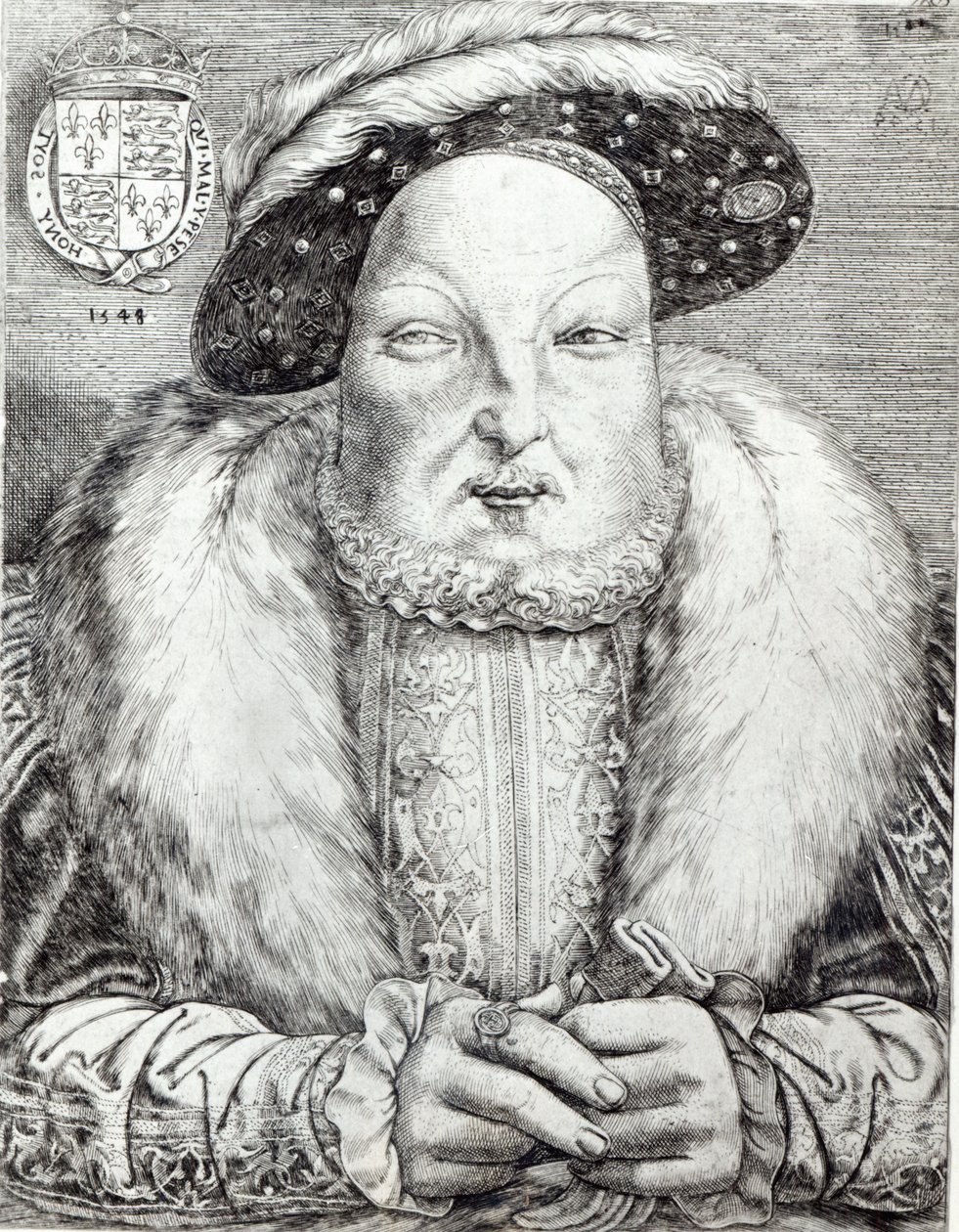 Portrait of Henry VIII by Cornelis Massys