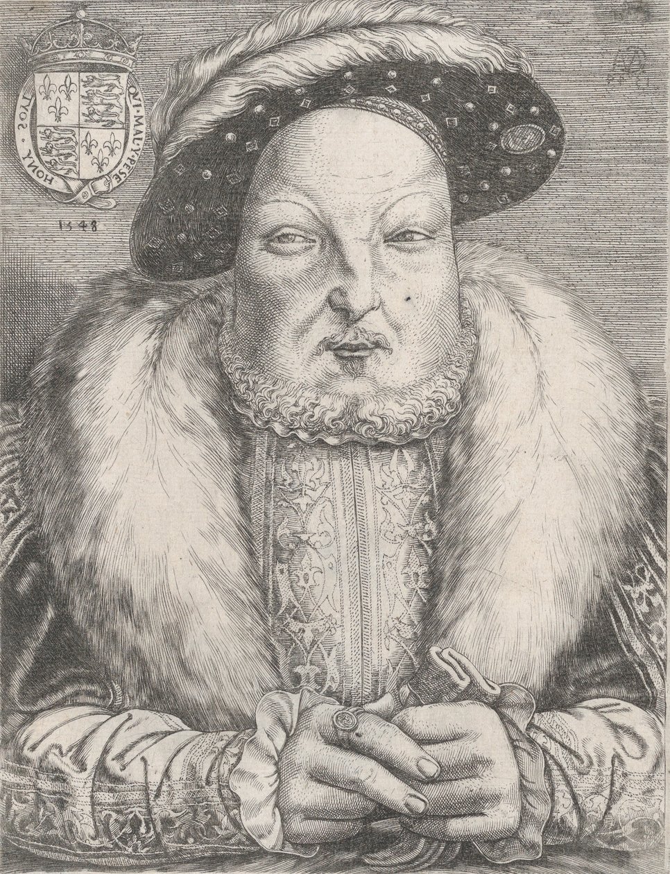 Portrait of Henry VIII, ca. 1547 by Cornelis Massys