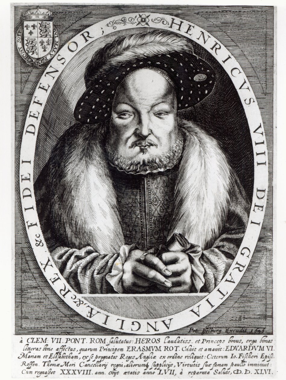 Portrait of Henry VIII by Cornelis Massys