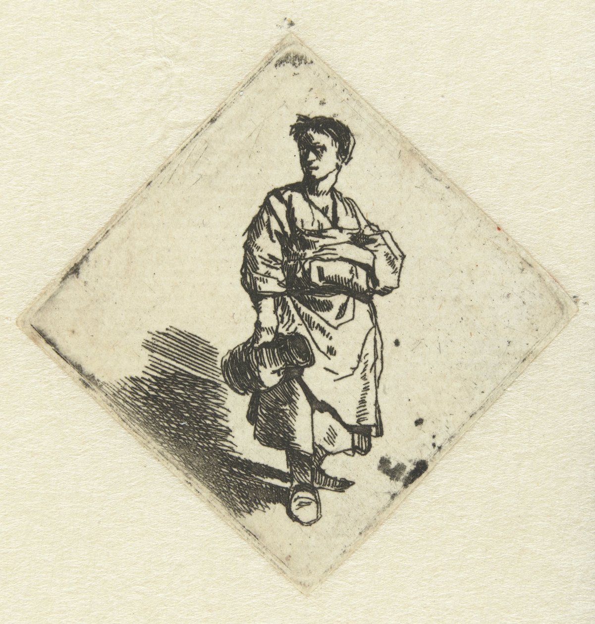 Standing Woman with Jug in Right Hand by Cornelis Pietersz. Bega