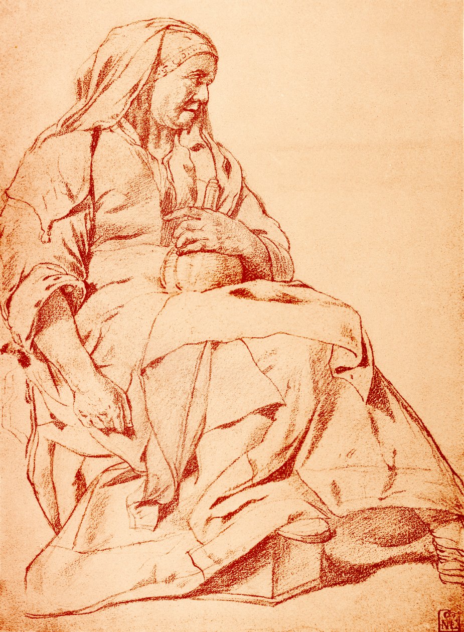 The Sick Woman with a Urine Bottle by Cornelis Pietersz Bega