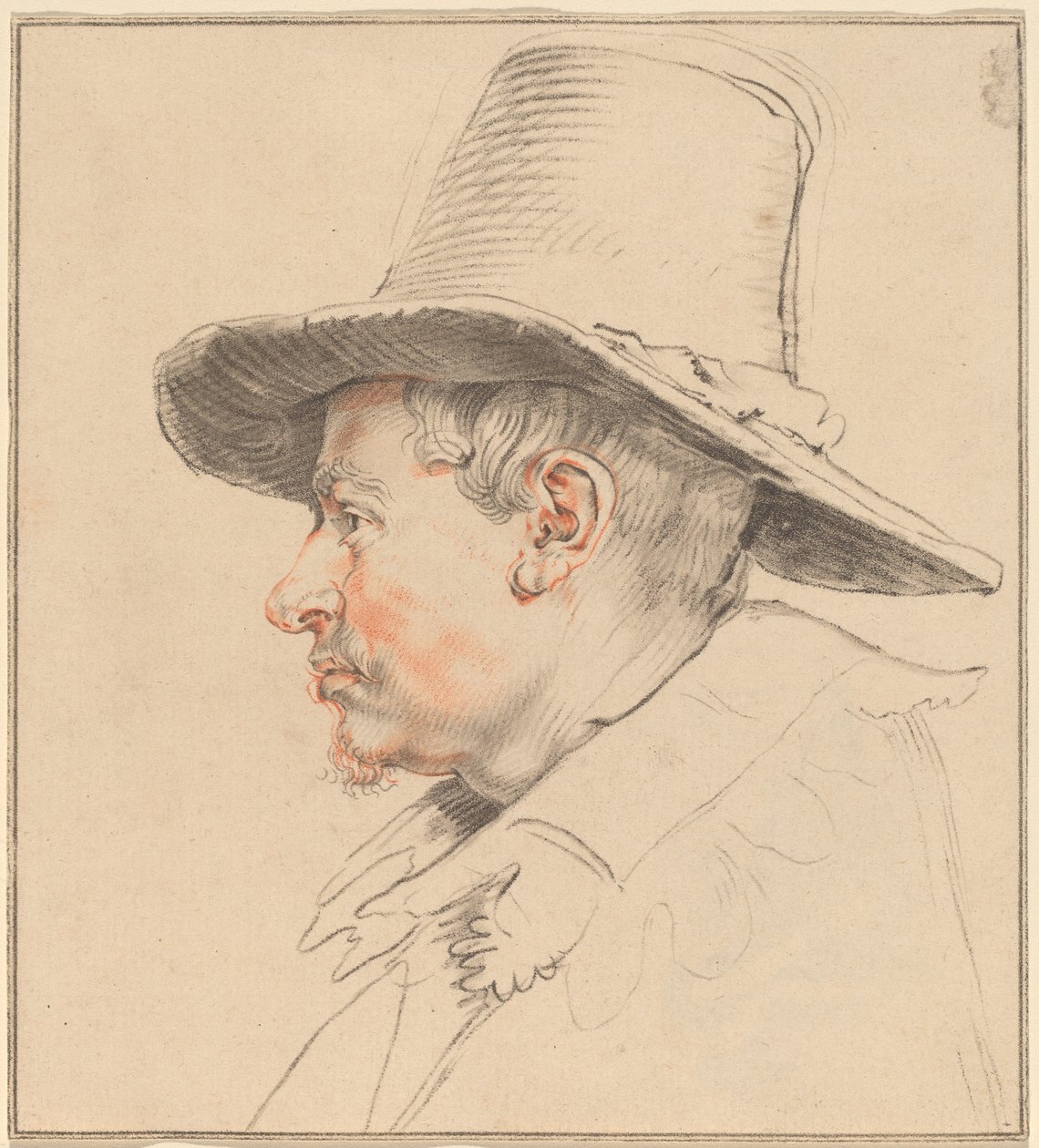 Salomon de Bray (formerly Jan van Goyen) by Cornelis Ploos van Amstel