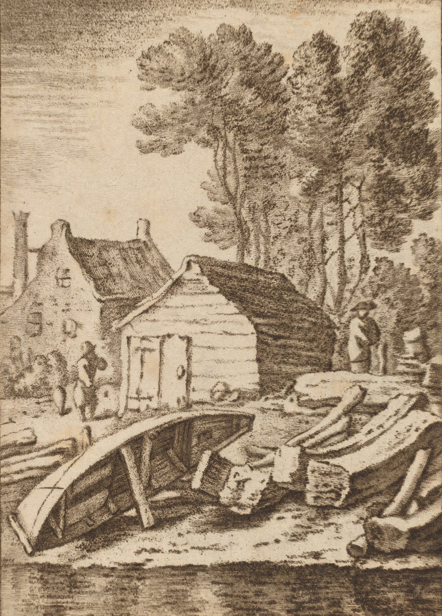 Shipyard by Cornelis Ploos van Amstel