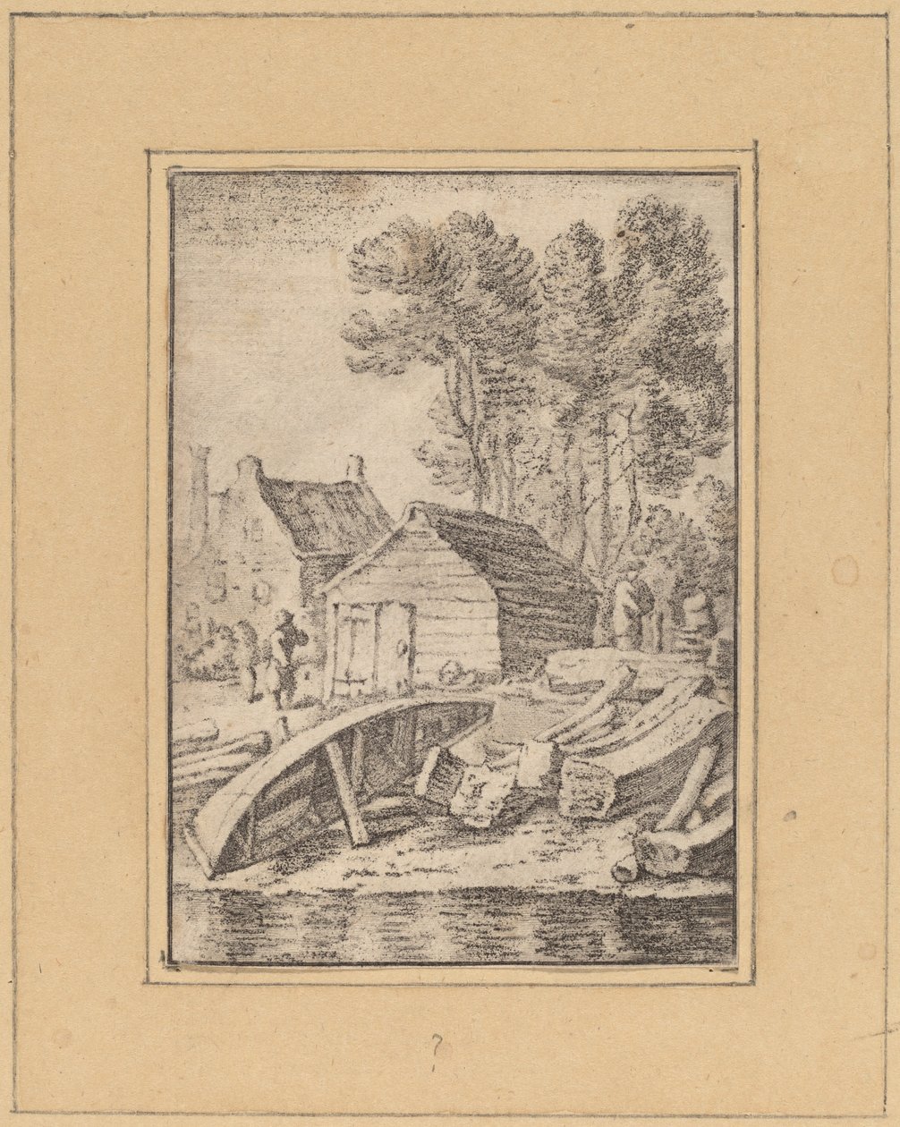 Shipyard, 1761, published 1765 by Cornelis Ploos van Amstel