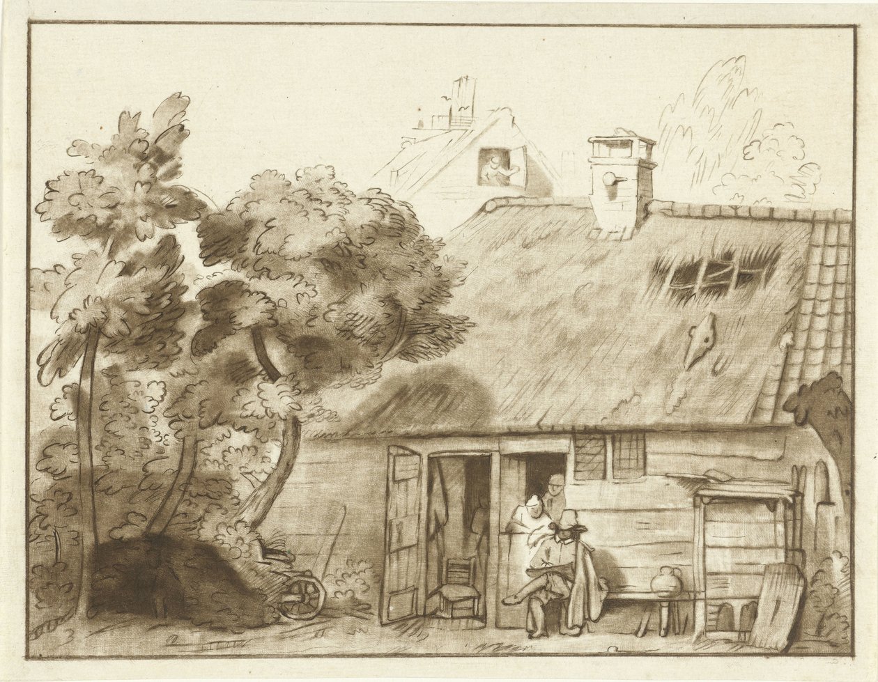 Draftsman for farm by Cornelis Ploos van Amstel