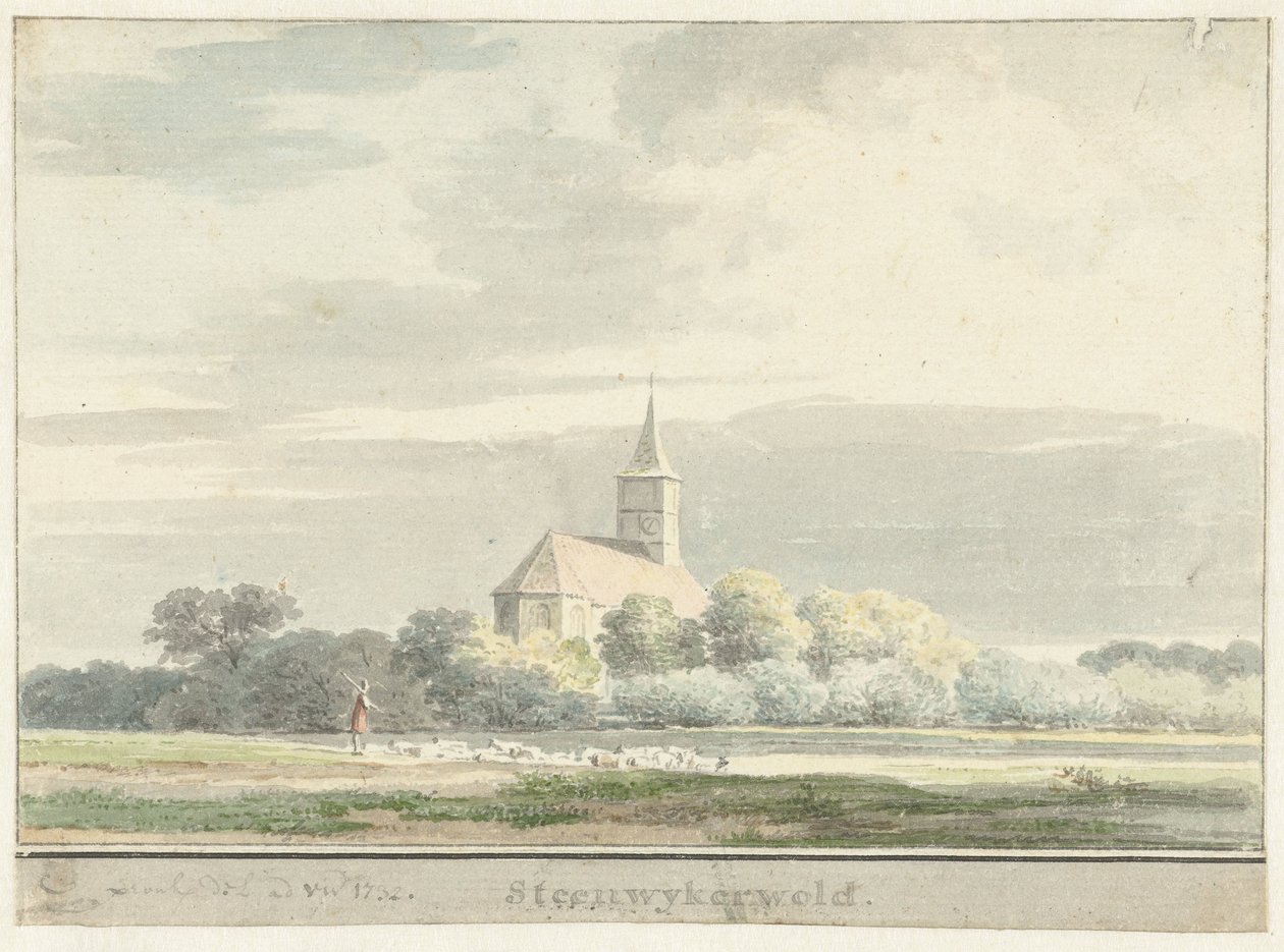 View of Steenwijkerwold by Cornelis Pronk