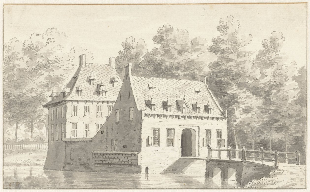 The House at Druten in Gelderland by Cornelis Pronk
