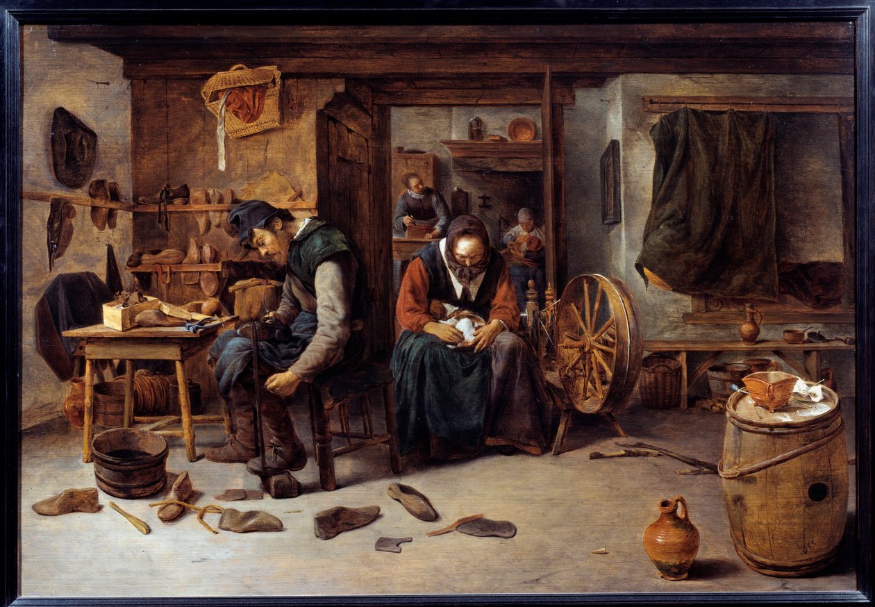 Savetier Interior by Cornelis Schack