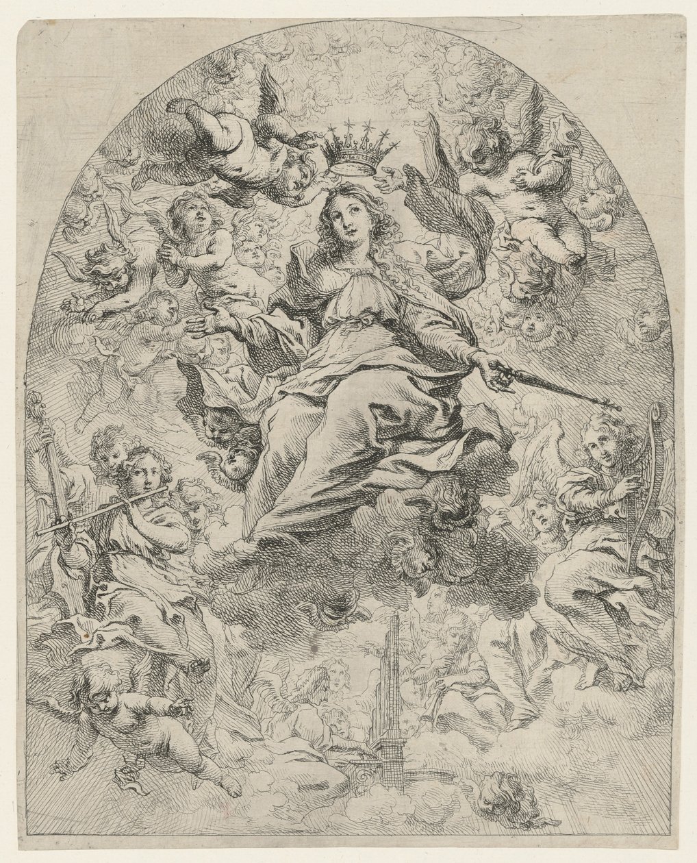 Coronation of Mary by Cornelis Schut