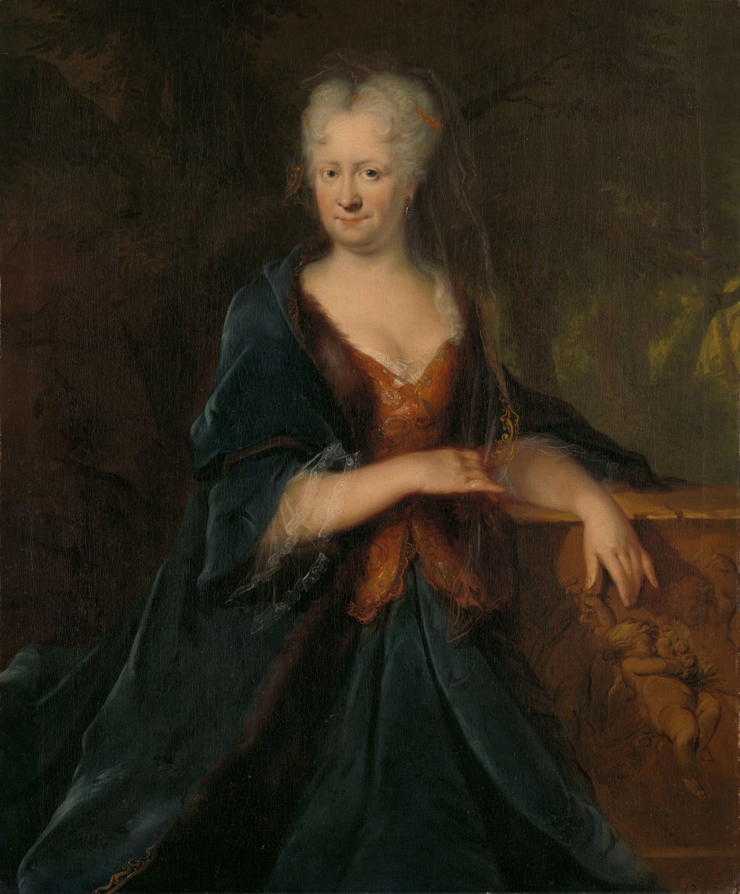 Portrait of Louise Christina Trip, Wife of Gerrit Sichterman by Cornelis Troost