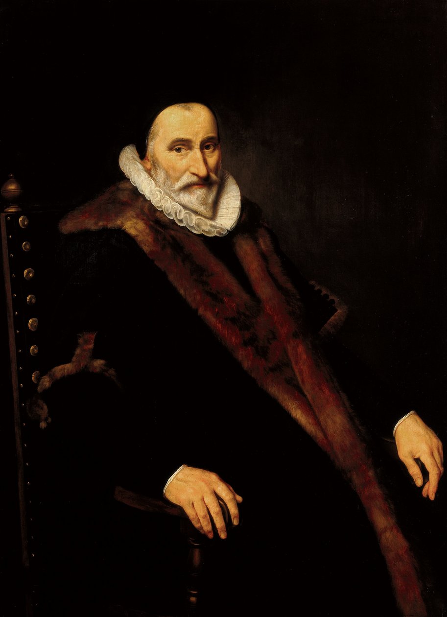 Portrait of Cornelis Pietersz Hooft by Cornelis Van der Voort