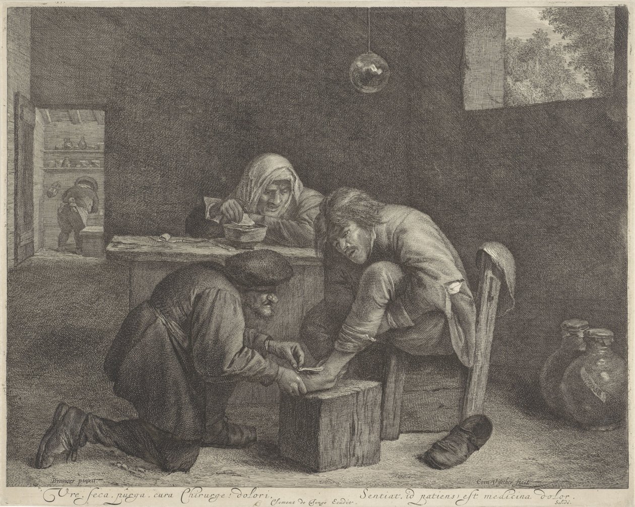 Man at a Doctor by Cornelis Visscher (II)