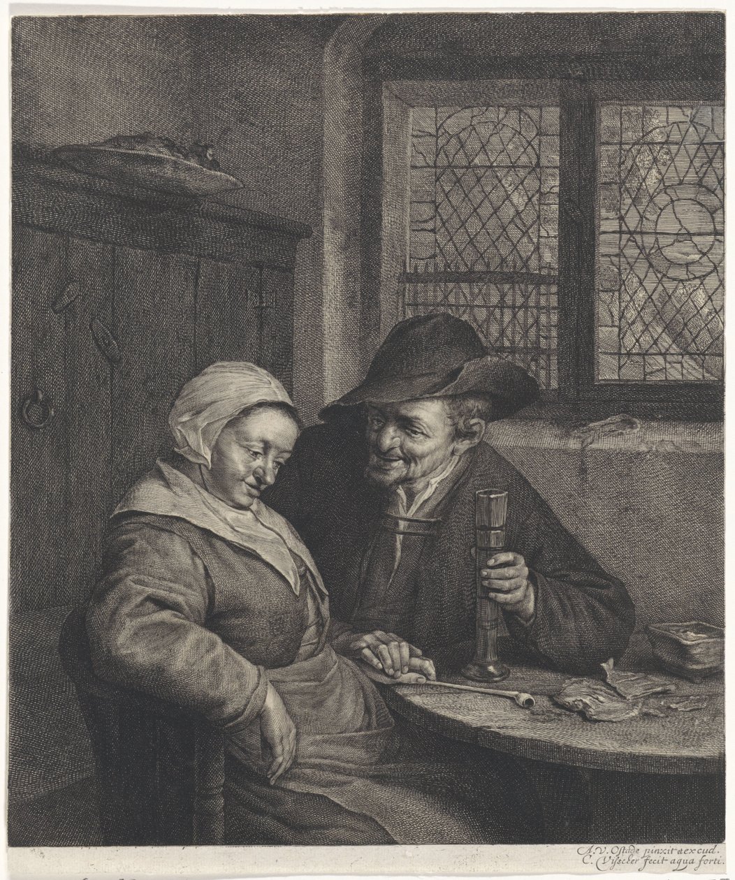 Old Couple by Cornelis Visscher (II)