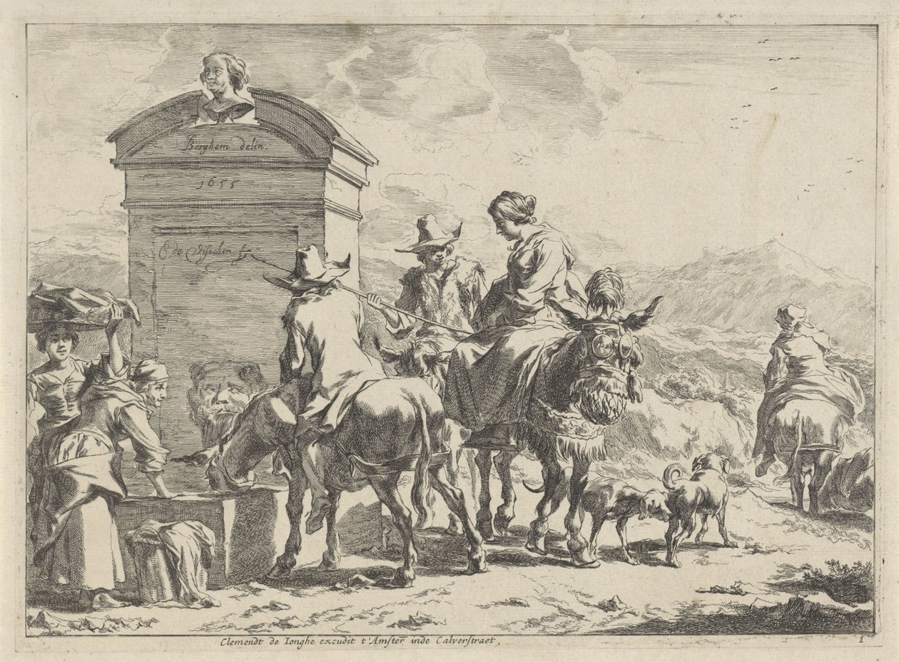 Resting Place by Cornelis Visscher (II)