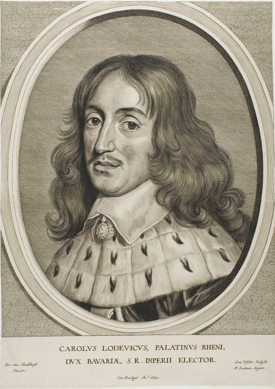 Charles Louis, Count Palatine, from Effigies Variae by Cornelis Visscher