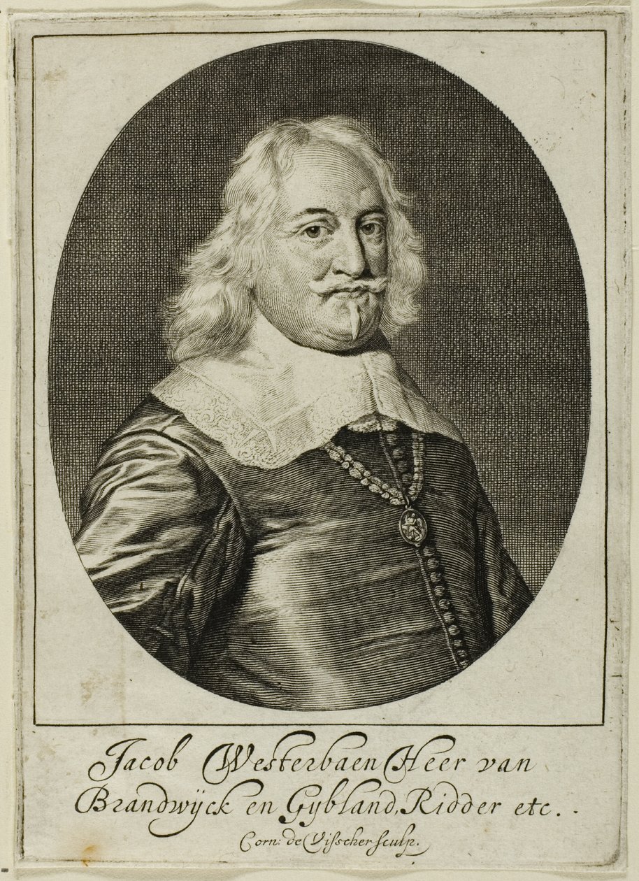 Jacob Westerbaen, Lord of Brandwijk by Cornelis Visscher
