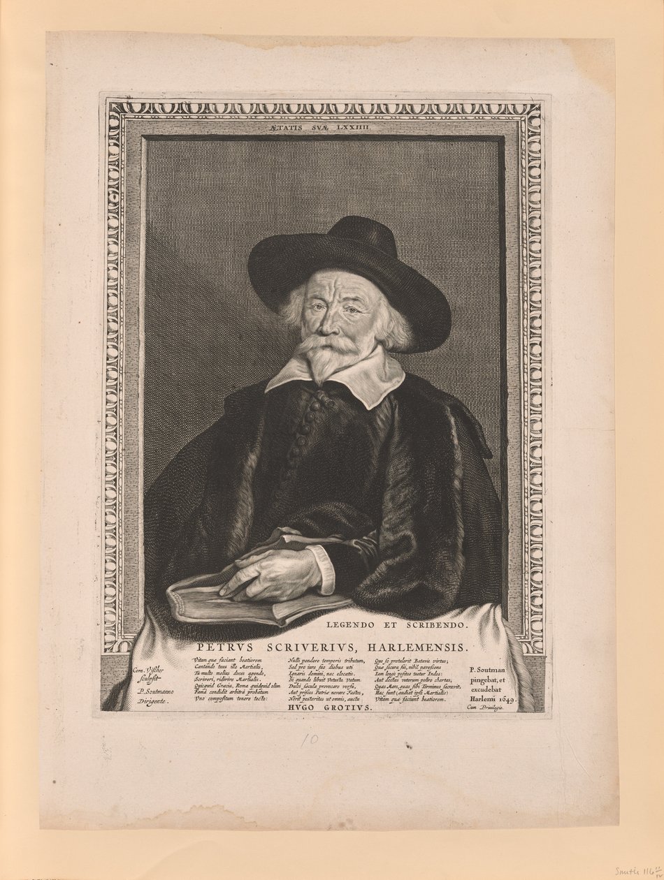 Peter Scriverius by Cornelis Visscher