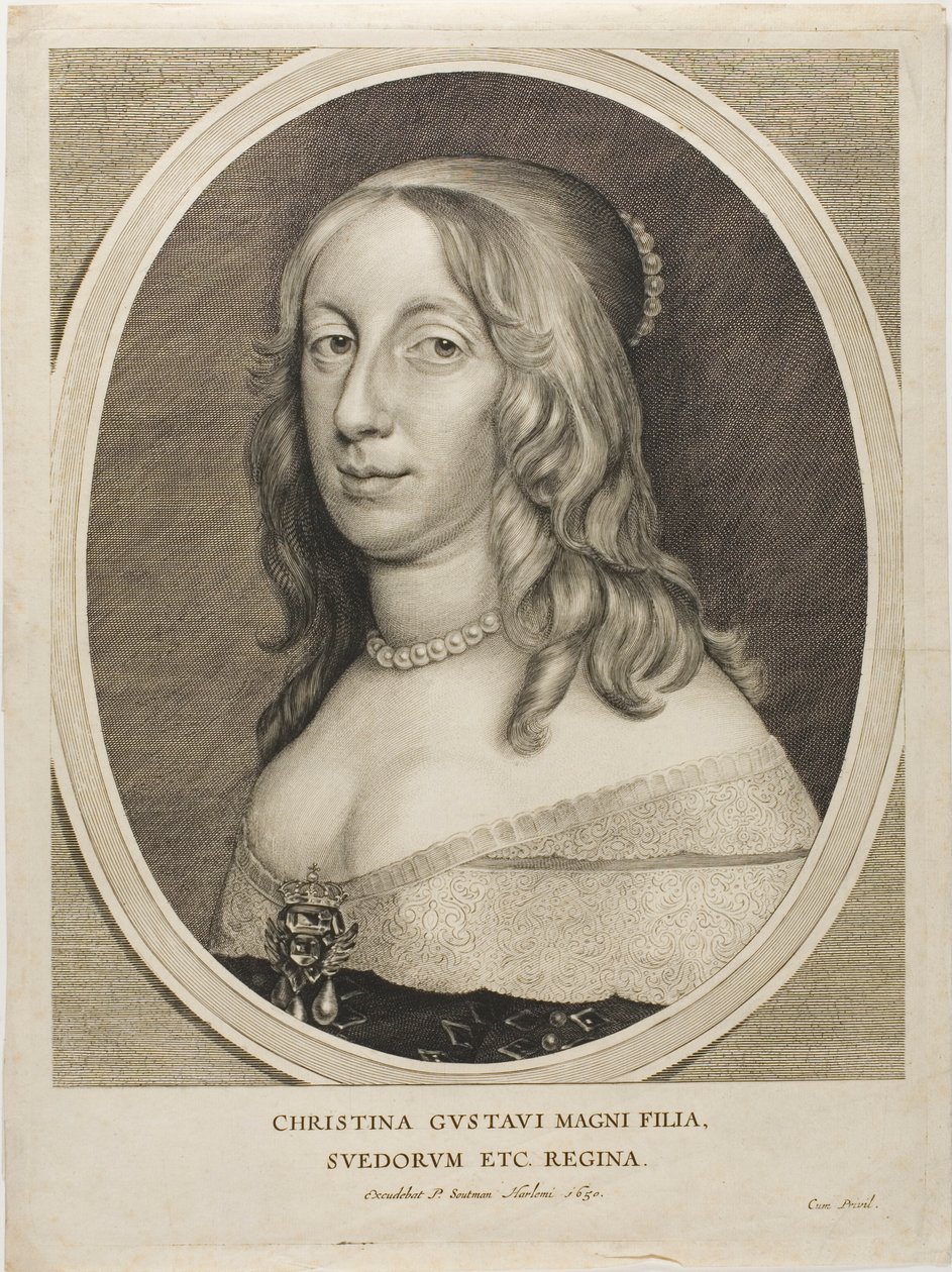 Queen Christina of Sweden by Cornelis Visscher