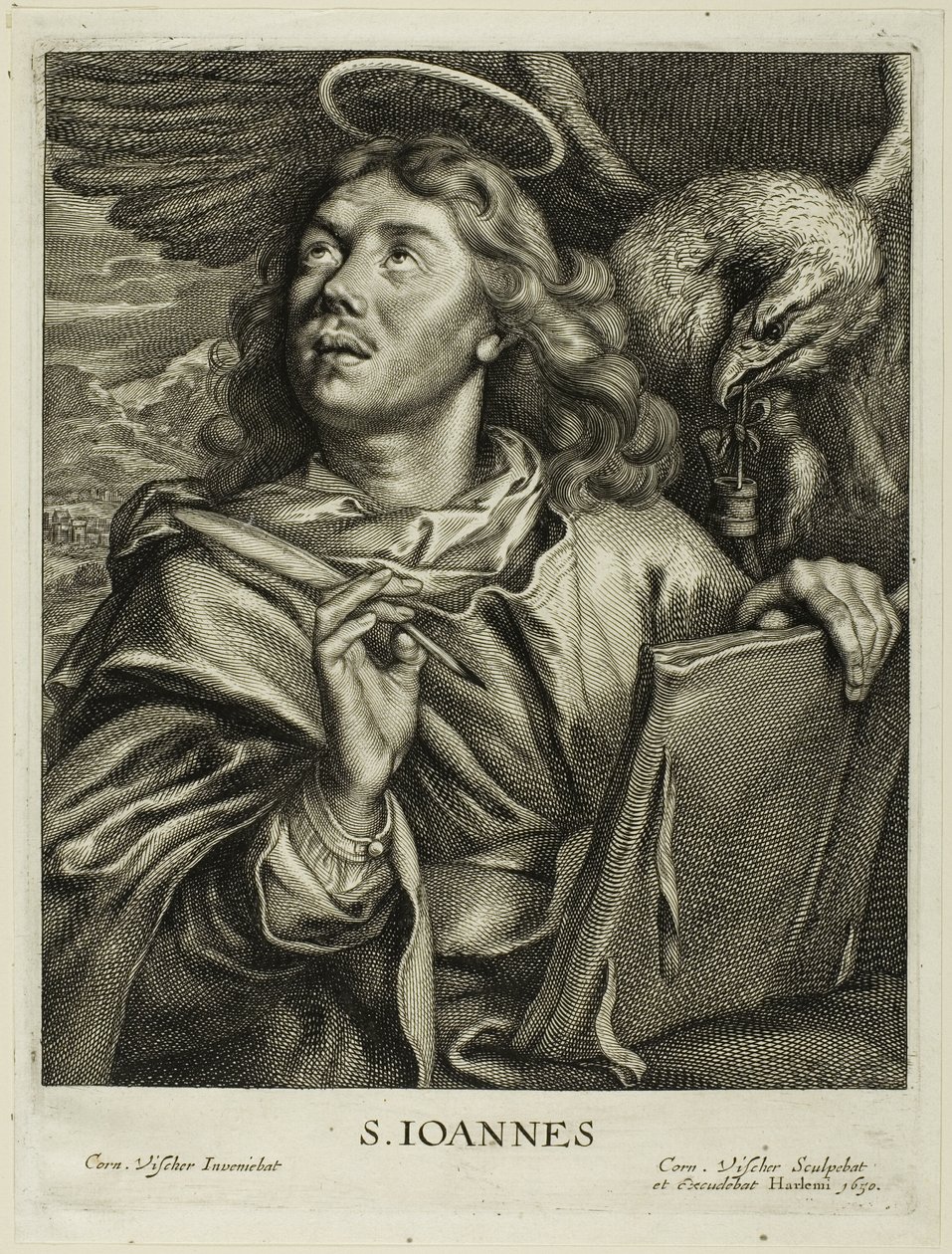 Saint John by Cornelis Visscher
