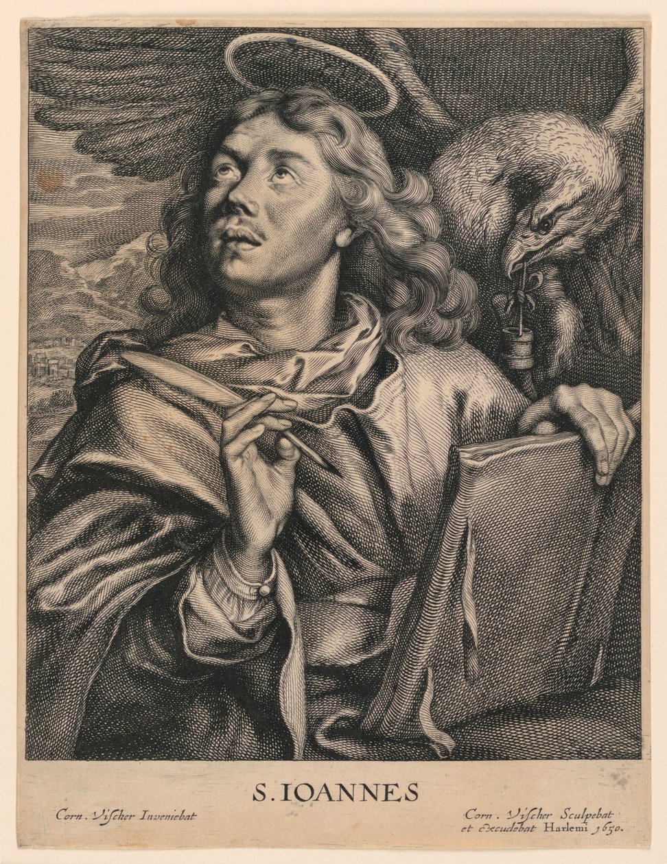 St. John the Evangelist by Cornelis Visscher