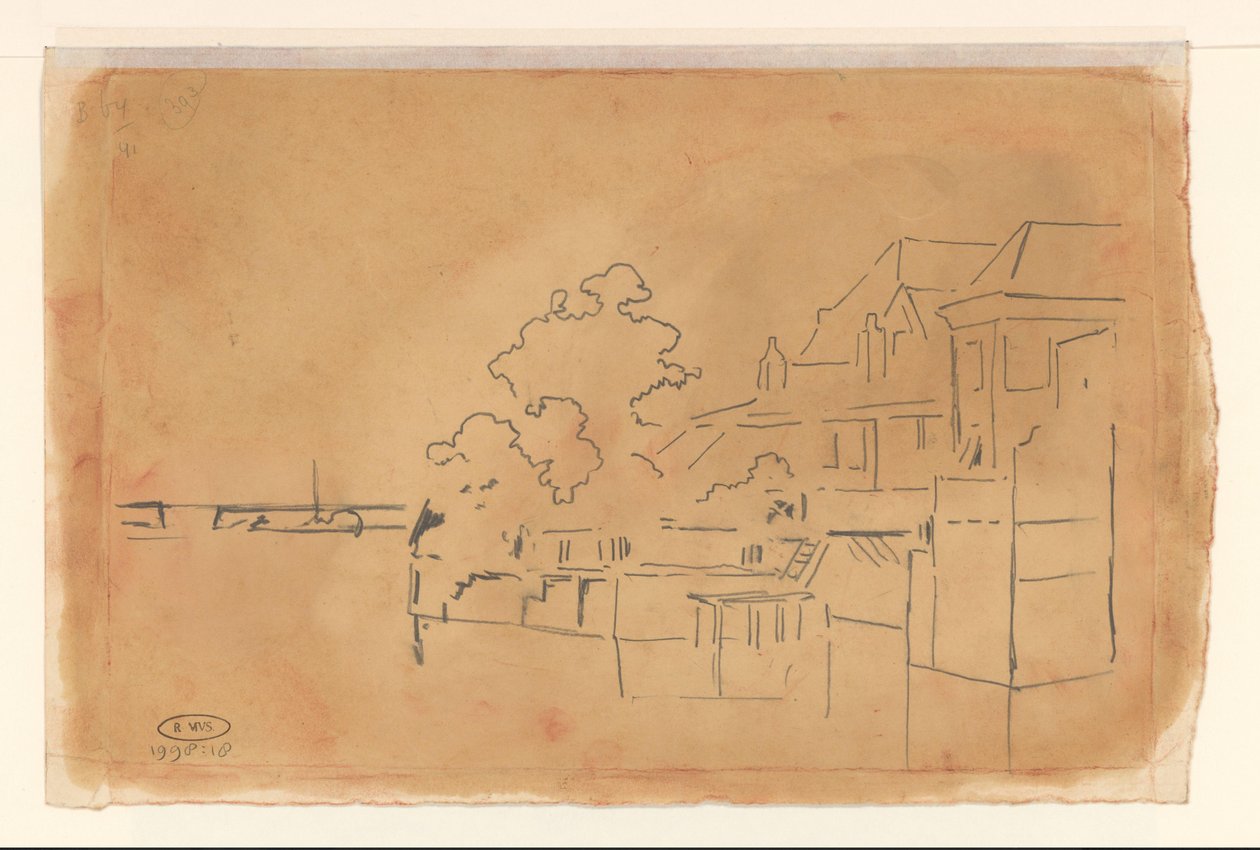 House by the Water by Cornelis Vreedenburgh
