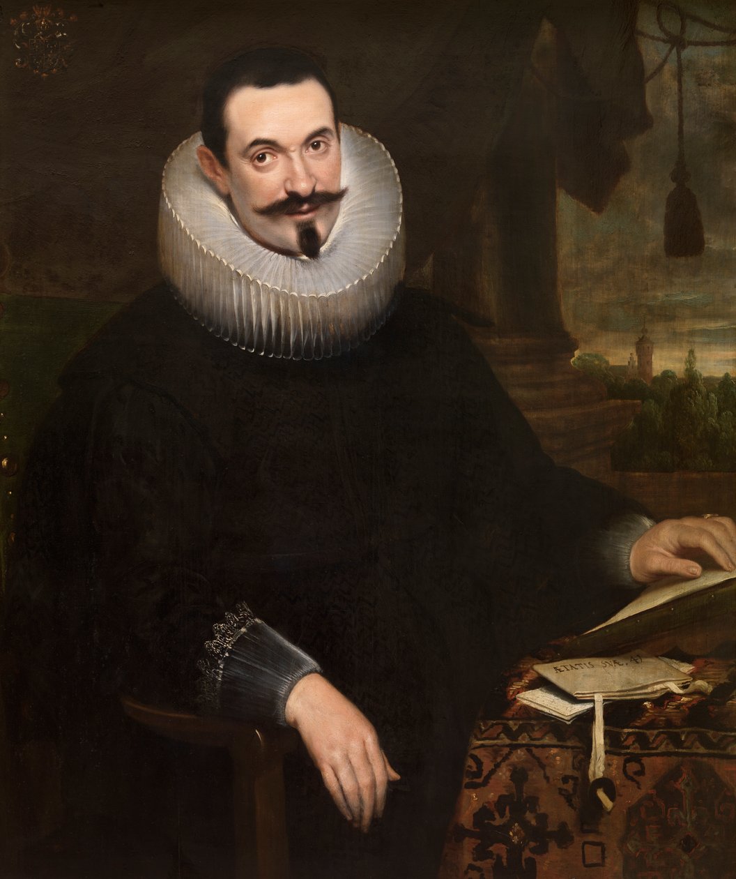 Barthel van den Berghe, Notary (pair to 471108) by Cornelis de (attr. to) Vos