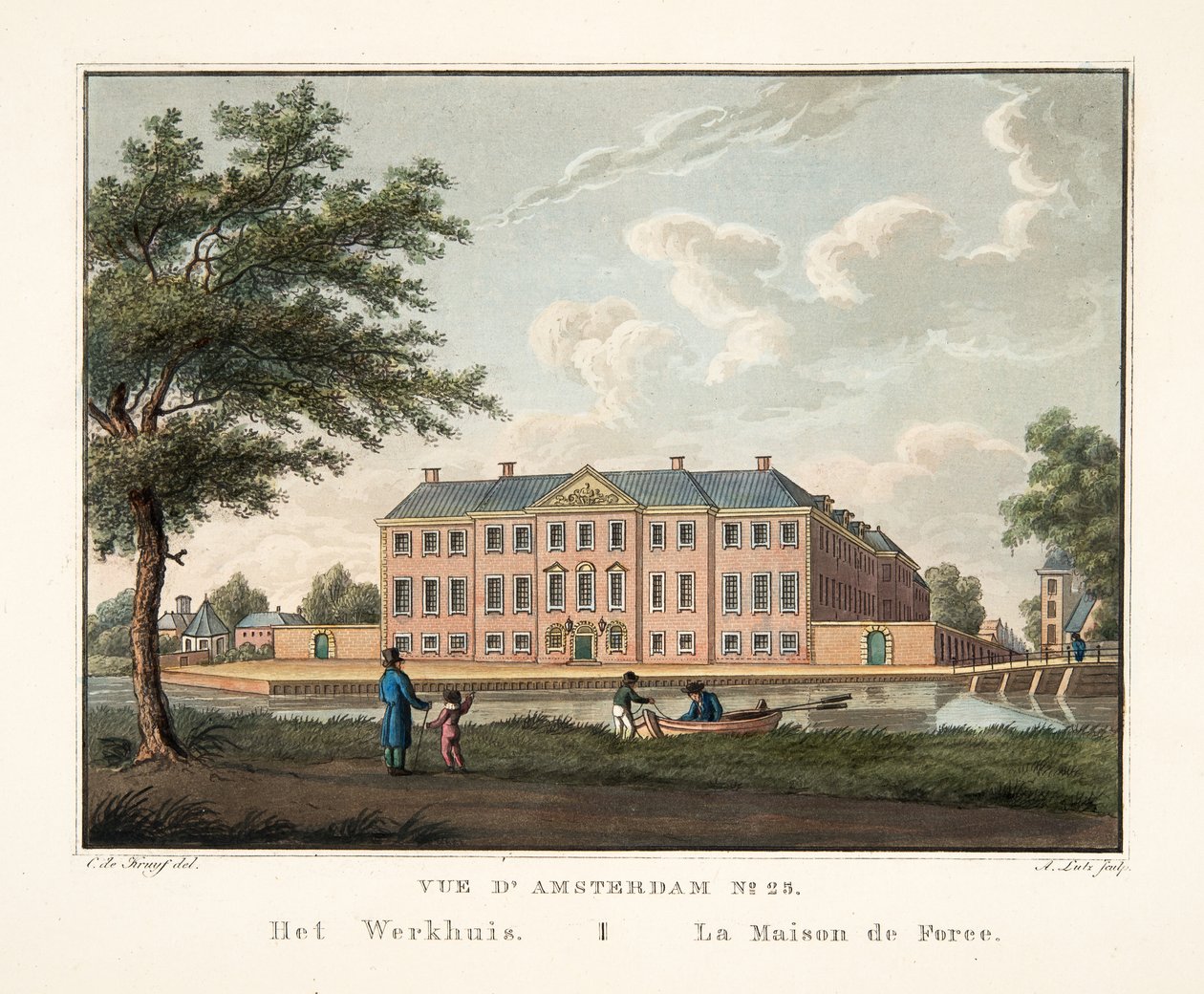 View of Amsterdam No.25. The Workhouse. The House of Force, 1825 by Cornelis de Kruyff