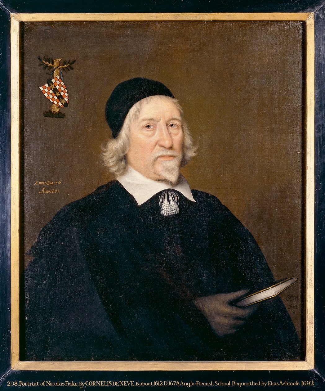 Portrait of a Man, called Nicholas Fiske, 1651 by Cornelis de Neve