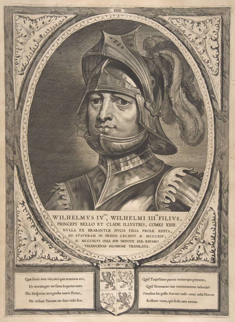 William IV from the Series Counts and Countesses of Holland, Zeeland, and West-Frisia by Cornelis de Visscher