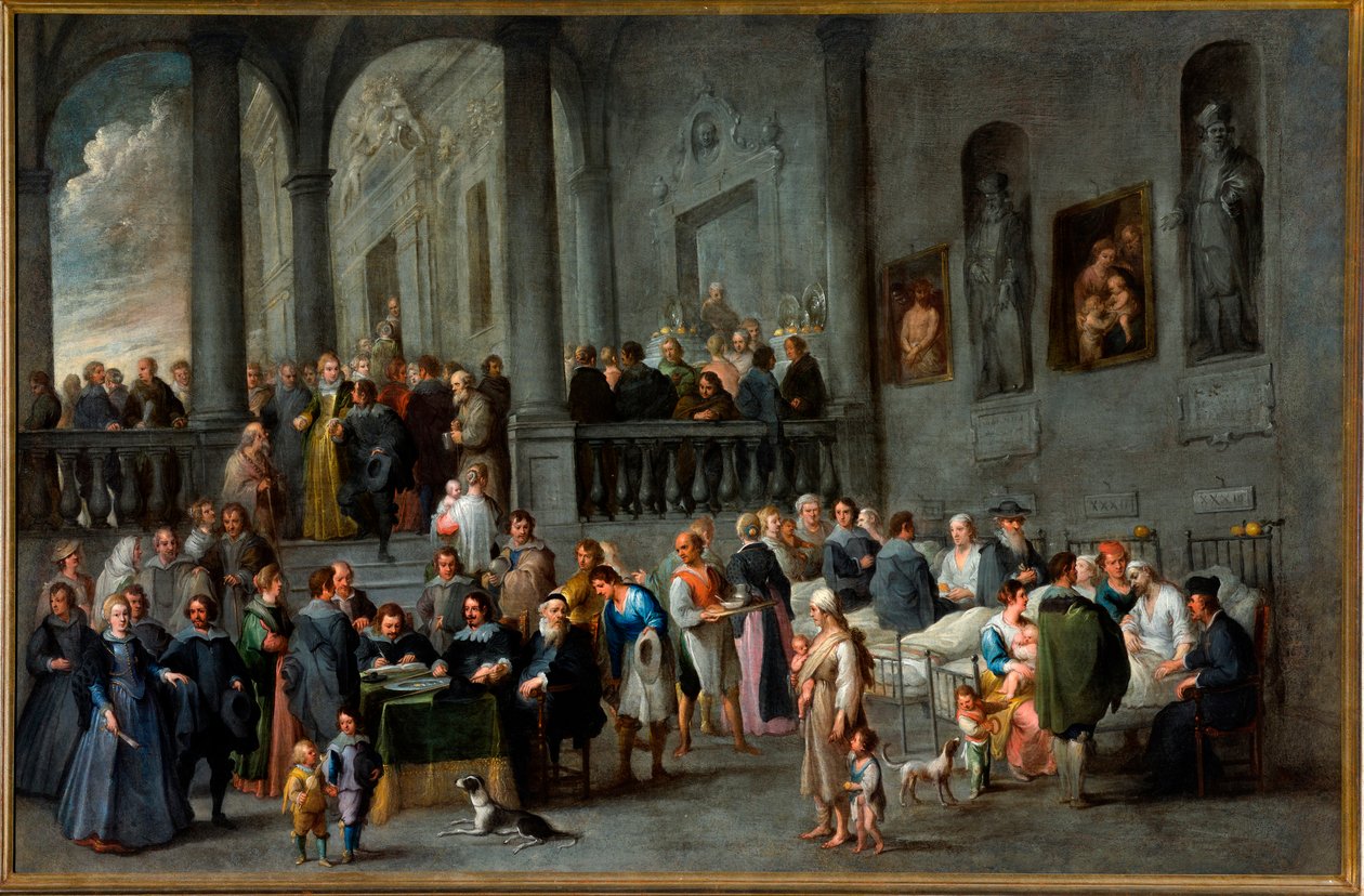 Cycle of the Seven Works of Corporal Mercy: Visiting the Sick by Cornelis de Wael