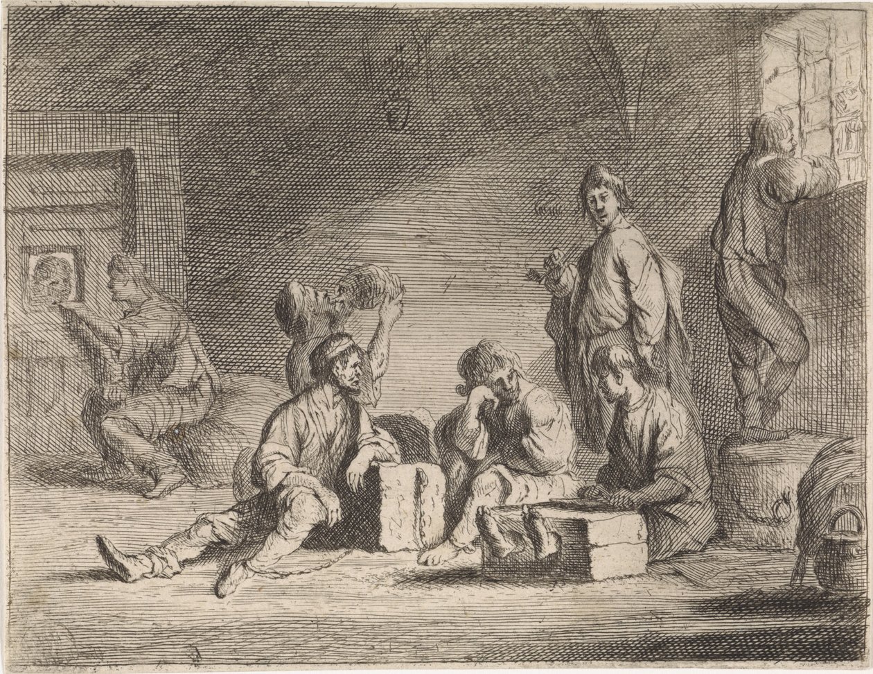Prisoners in Dungeon (Genre Scenes) by Cornelis de Wael