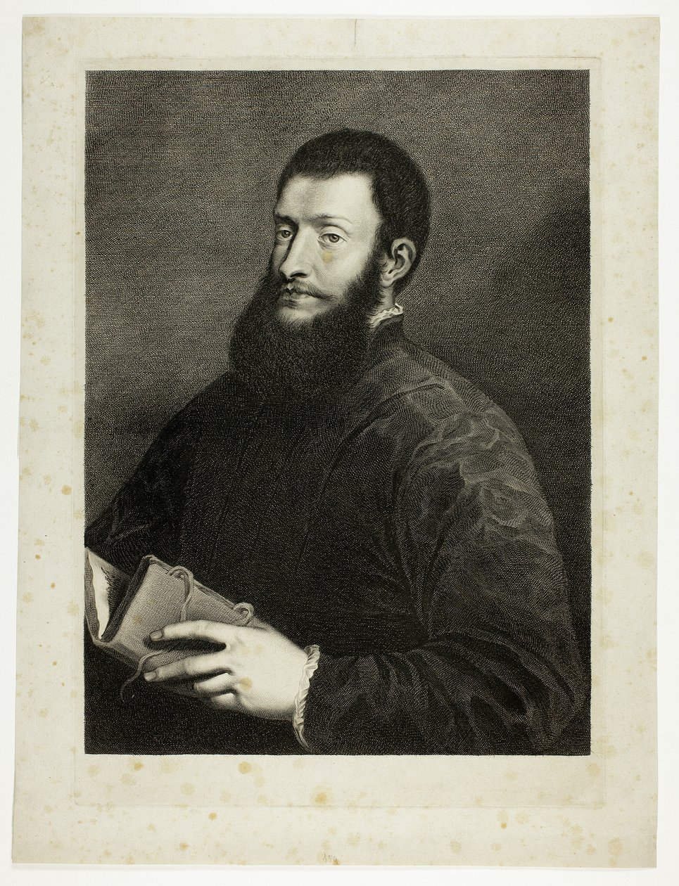 Portrait of the Poet Pietro Aretino, from Cabinet Reynst by Cornelis van Dalen II
